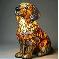 thumbnail image 1 of 1-Pack New Golden Retriever Lamp Home Desktop Decoration, 1 of 1