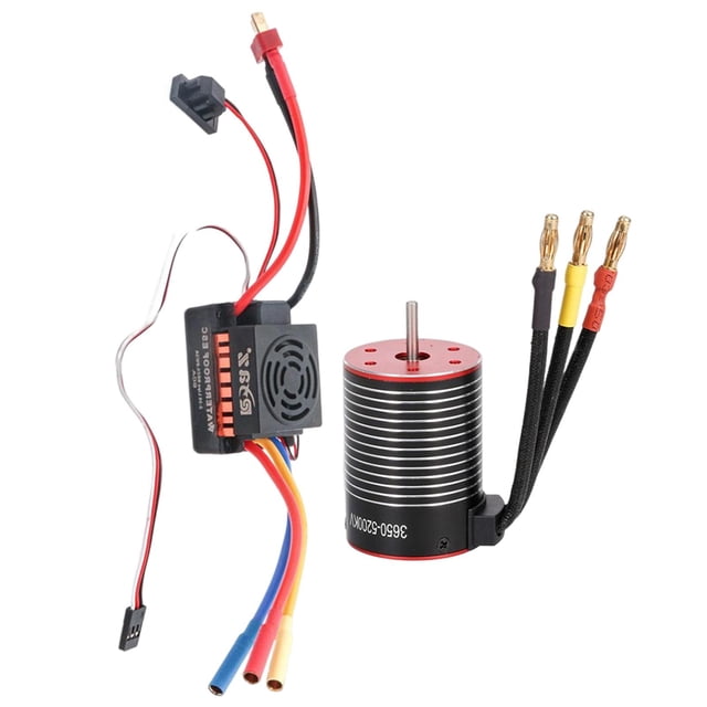 Motor Sin Escobillas Yotijar a Prueba de Agua 4 Polos 50M 6mm Universal 5200KV