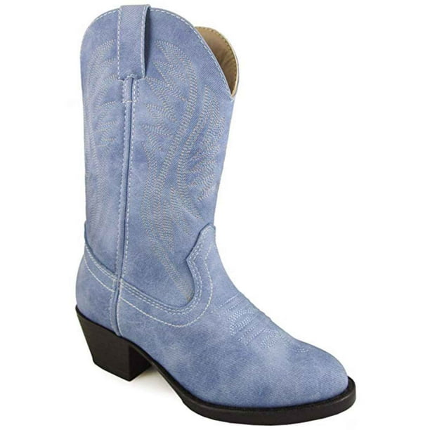 blue jean cowboy boots