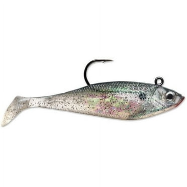 Storm WildEye Swim Shad 4" Fishing Lure 7/16oz Shiner Chartreuse Silver 3pcs