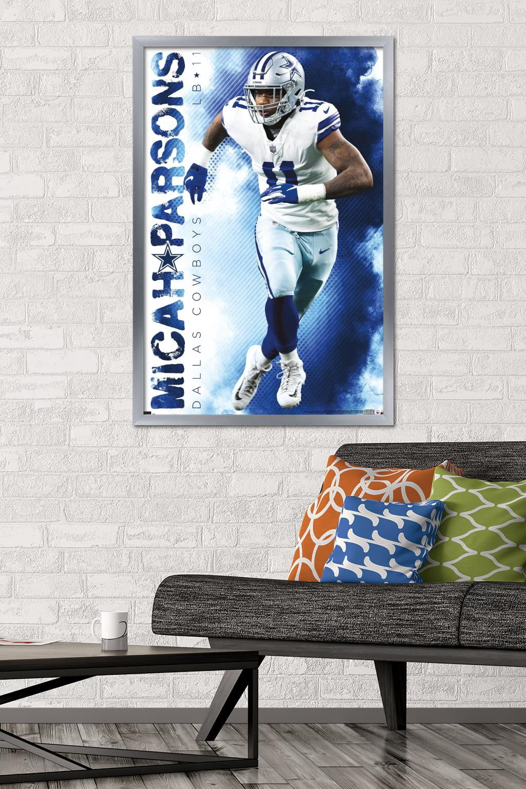 NFL Dallas Cowboys - Micah Parsons 22 Wall Poster, 22.375" x 34" Framed