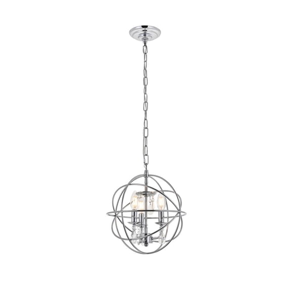 Wallace 3 light Chrome Pendant