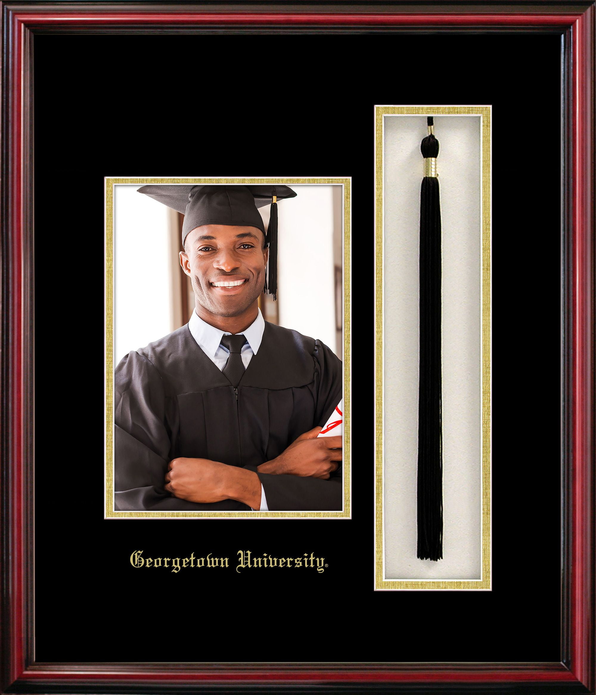 Georgetown University 5x7 Portrait With Tassel Box Petite Cherry Walmart Com Walmart Com