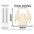 thumbnail image 2 of Unfinished Gargoyle Shape | DIY Craft Cutout 3" / 1/8", 2 of 3