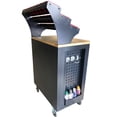 thumbnail image 3 of KAKA INDUSTRIAL HQC-540A(BT40) CNC Tool Cart, 5-Drawer Tool Chest with 77 Capacity, Red and Grey, 4 Ball-Bearing Glides, Mobile Work Station, 3 of 8