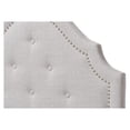 thumbnail image 6 of Rustic Romance Modern Upholstered Headboard, Button Tufted, Nail Head Trim, Wall Mounted, Predrilled Holes, 6 of 6