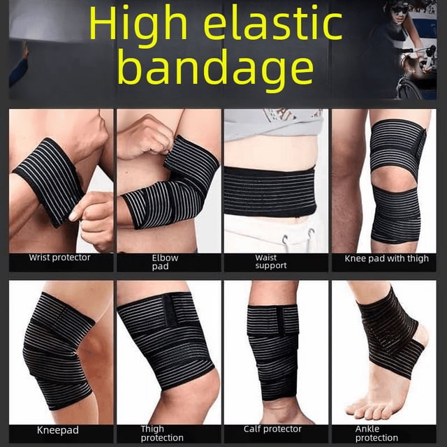 Muñequera de fitness Muñequera Vendaje elástico presurizado Rodillera Codera Protector deportivo Equipo general Vaina de tendón Corbata asistida por potencia