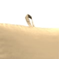 thumbnail image 5 of Jordan Manufacturing 44" x 21" Antique Beige Solid Rectangular Outdoor Chair Cushion with Ties and Hanger Loop, 5 of 12