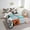 Orange Teal, variant on Highland Cow Bed in a Bag King Size Comforter Set 7 Pieces,Sunflower Bedding Sets Patchwork Cow Print Cowhide Sheet Set with Comforter Geometry Aztec Western Decor for Home