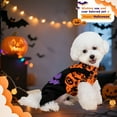 thumbnail image 4 of GASTROPOD Dog Halloween Costumes,Cute Large Dog Halloween Costumes,Polyester Halloween Pumpkin Overalls Cat Halloween Costumes,Purple,XS, 4 of 7