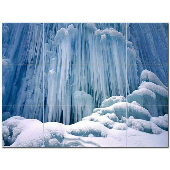 Winter Photo Ceramic Tile Mural Kitchen Backsplash Bathroom Shower 406410-S43