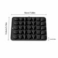 thumbnail image 2 of JuDWoC Multi Cavity Fudge Silicone Mold 7 Inch Flexible Candy Pan 1PC Food Grade Non Stick Chocolate Casting Form Reusable DIY Pastry Base for Handmade Soap Jelly Biscuit Baking, 2 of 8