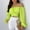 Yellow summer tops 14, variant on USSUMA Women Tops Dressy Casual Long Sleeve, Women's Cute Off Shoulder Long Sleeve Crop Tube Top Blouse Solid Color Strapless Puffy Sleeve T-Shirts Fall Female