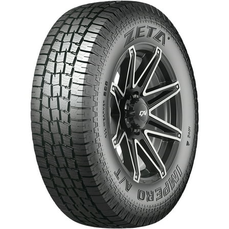 Zeta Impero A/T LT 265/75R16 Load E 10 Ply AT All Terrain Tire Fits: 1996-99 Chevrolet Tahoe Base, 2000-02 Dodge Ram 2500 Base