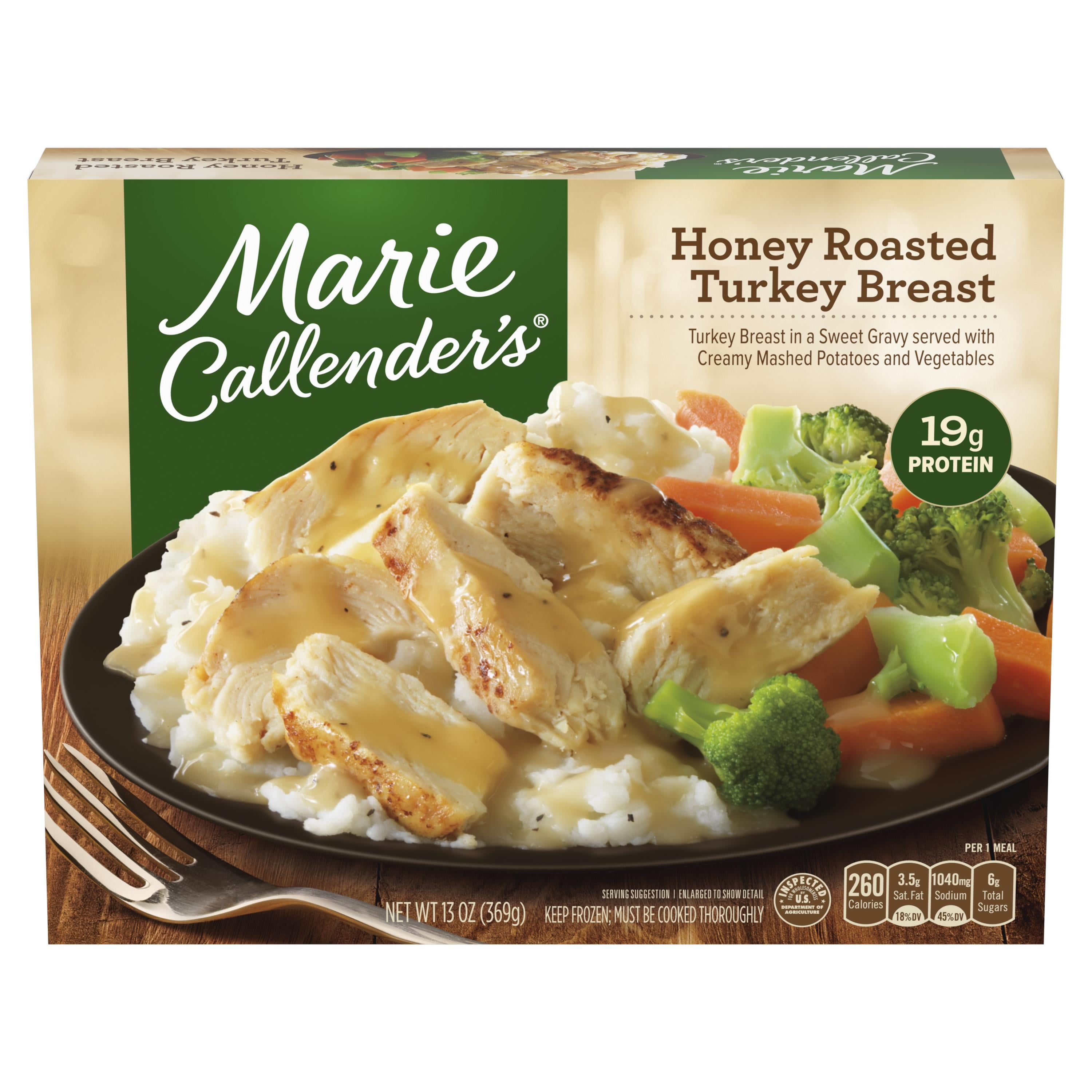 Marie Callender's Honey Roasted Turkey Breast Frozen Dinner, 13 oz