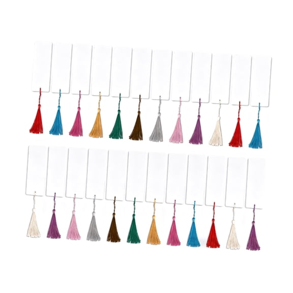 Zeiwohndc Party Decors DIY Project Blank Thick Paper Bookmarks Set, Rectangle Book Marks