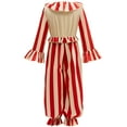 thumbnail image 2 of Kids Clown Jumpsuit Outfits Halloween Costume for Boys Girls, Size 3-4T, 2 of 7