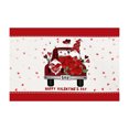 thumbnail image 2 of Valentines Decorations Valentines Day Truck Doormat Valentines Welcome Mat for Front Door Red Truckload of Love Rustic Farmhouse Door Mat Non-slip Washable Floor Mat Indoor Outdoor Valentines Decor, 2 of 3