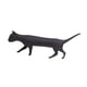 thumbnail image 5 of Estatua de gato, escultura animal, delicado adorno decorativo coleccionable moderno Negro, 5 of 9
