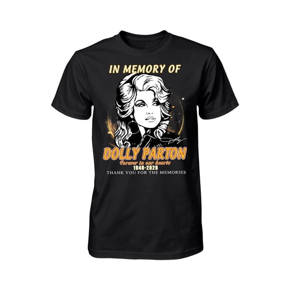 JINGTIAN Dolly Men's Vintage T-Shirt Country Music Graphic Tee Western Nashville Shirt Short Sleeve Crew Neck Concert Outfit