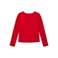 thumbnail image 2 of Weekend Academy Girls Henley Tee with Long Sleeves, Sizes 4-18, 2 of 3