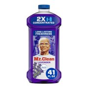 4 Pack of Mr. Clean 2X Concentrated Multi Surface Cleaner with Febreze Lavender Scent, 41 fl oz