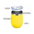 thumbnail image 3 of Vaso Termico 12oz Acero Inoxidable Malubero Amarillo, 3 of 4