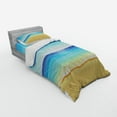 thumbnail image 2 of Ambesonne Summer Bedding Set 3 Pcs, Exotic Hot Sunny Nature, Twin XL, Cream Turquoise, 2 of 2