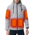 thumbnail image 6 of Jinhomg Winter Jacket for Men Women Full Zip Up Hooded Coats Lightweight USB Electric Puffer Coat Warm Winter Heating Outerwear, 6 of 6