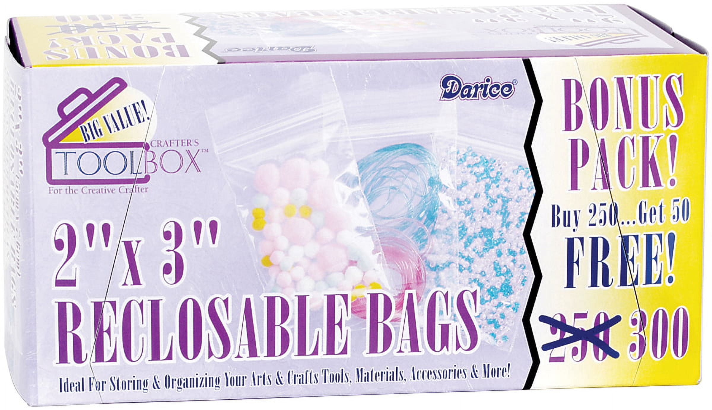 Reclosable Clear Storage Bags 4X6 From Darice - Organizers