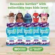 (2 pack) good2grow 6oz Organic Low Sugar Grape Juice Single Serve (Character Tops Vary)