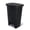 Black, variant on Danniu 13 Gallon Trash Can | Plastic Kitchen Waste Bin with Odor Protection of Lid | Hands Free with Step On Foot Pedal and Garbage Bag Rings, Black