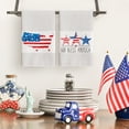 thumbnail image 4 of Sm:)e Stars America Heart and Map America Patriotic 4th of July Kitchen Towels Dish Towels, 18x26 Inch Memorial Day Decoration, 4 of 6