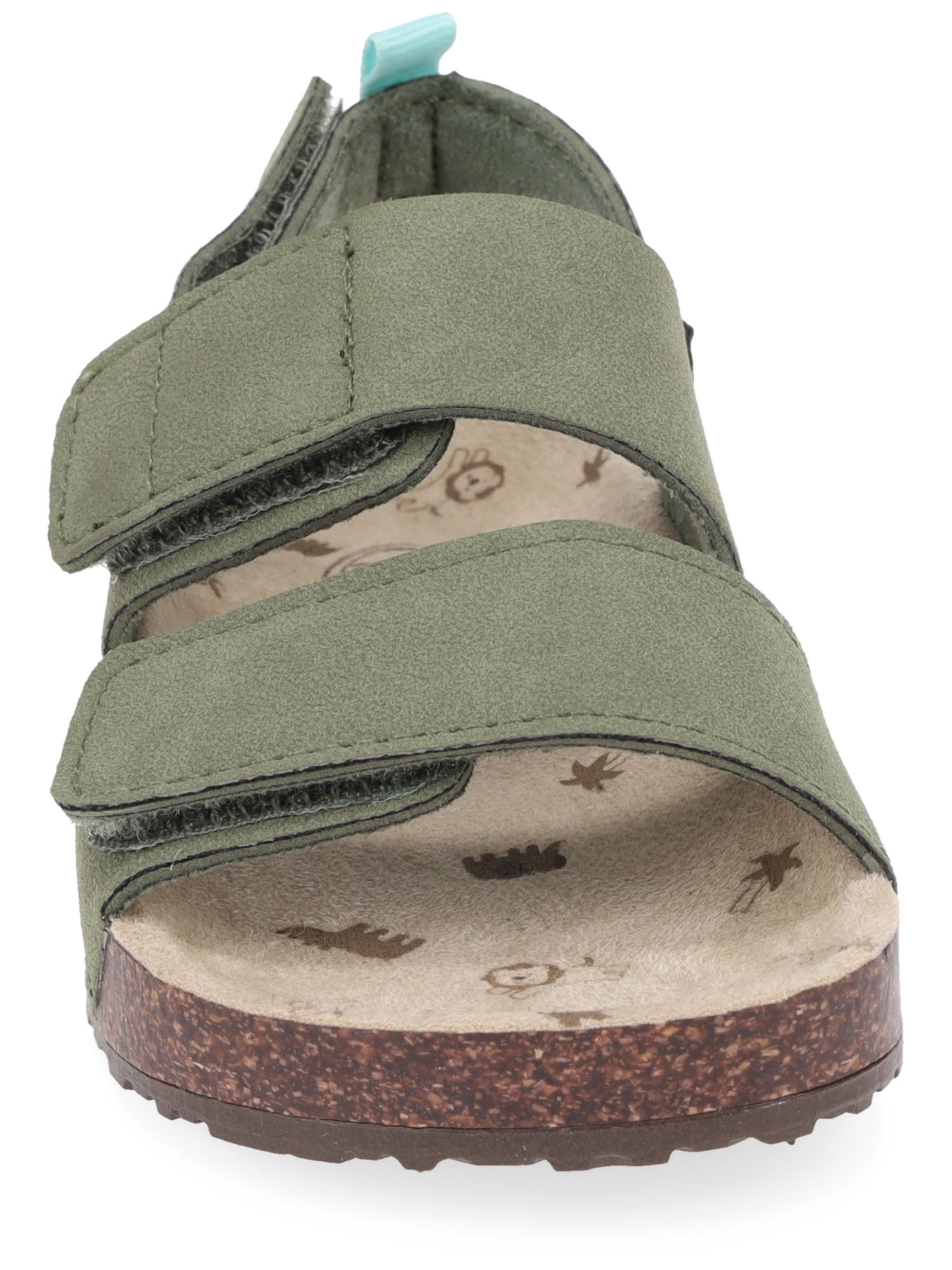 Wonder Nation Baby & Toddler Boys Two Strap Footbed Sandals