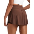 thumbnail image 1 of Falda Deportiva CRZ YOGA con Tajo Lateral y Short Incorporado, Cintura Alta, Talla L, 1 of 5