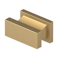 thumbnail image 2 of Deltana AN138U4 Contemporary Knob, Anvil, 3/4" x 1-1/2" x 7/8" in Brushed Brass, 2 of 2