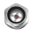thumbnail image 2 of Air Compressor Oil Level Gauge Sight Glass 1/2" Male Thread Aluminum 5Pcs, 2 of 8