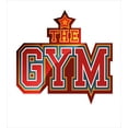 thumbnail image 3 of Fitness Duvet Cover Set, Vibrant the Gym Sign with Star Workout Bodybuilding Exercise, Decorative 3 Piece Bedding Set with 2 Pillow Shams, King Size, Red Petrol Blue Orange, by Ambesonne, 3 of 3
