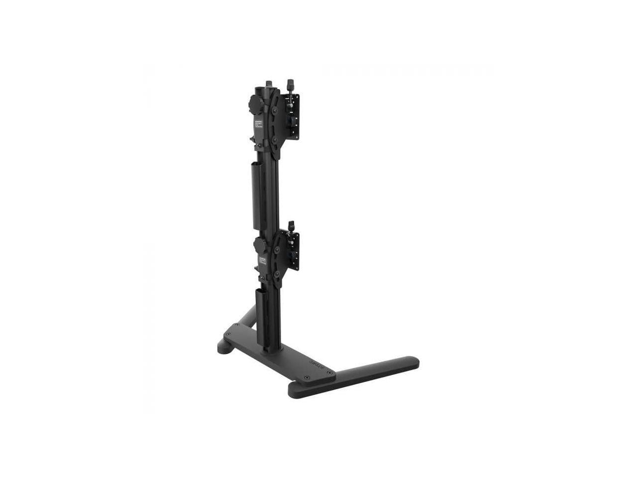 Atdec Freestanding Heavy Duty Dual Vertical Monitor Mount AWMS2BT75FSB
