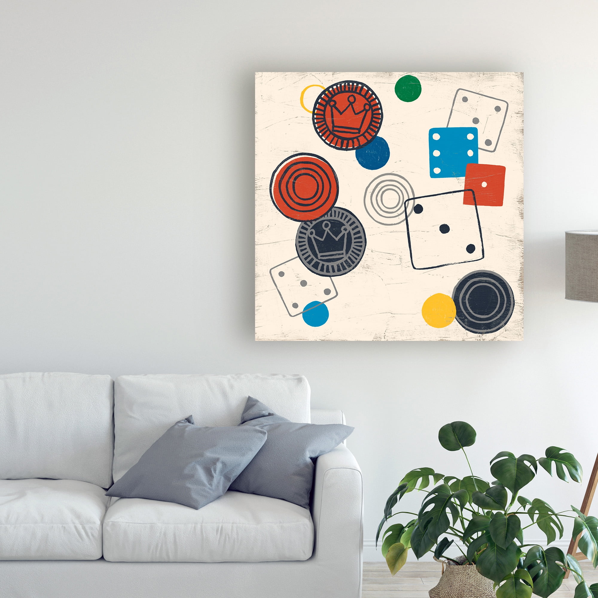 Trademark Fine Art 'Game Time IV' Canvas Art by June Erica Vess