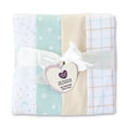 thumbnail image 3 of Parent's Choice Star and Moon Cotton Flannel Receiving Blankets, 4 Pack, 3 of 7