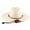 Beige, variant on Adjustable Chin Strap Sunproof Hat Wide Brims Panama Hat Woven Straw Sun Hat Perfect for Outdoor Activity Women Headwear