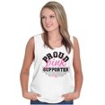thumbnail image 5 of Proud Pink Ribbon Cancer Supporter Tank Top Tee Shirt Women Brisco Brands S, 5 of 6