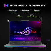 ASUS ROG Strix G16 (2025) RTX 5070 Ti Gaming Laptop, 16” ROG Nebula 2.5K 240Hz/3ms, AMD Ryzen 9 9955HX, NVIDIA GeForce RTX 5070 Ti, 32GB DDR5, 1TB SSD, Eclipse Gray