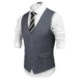 thumbnail image 5 of COOFANDY Mens Suit Vest Formal Dress Vest Slim Fit Buesiness Wedding, 5 of 6