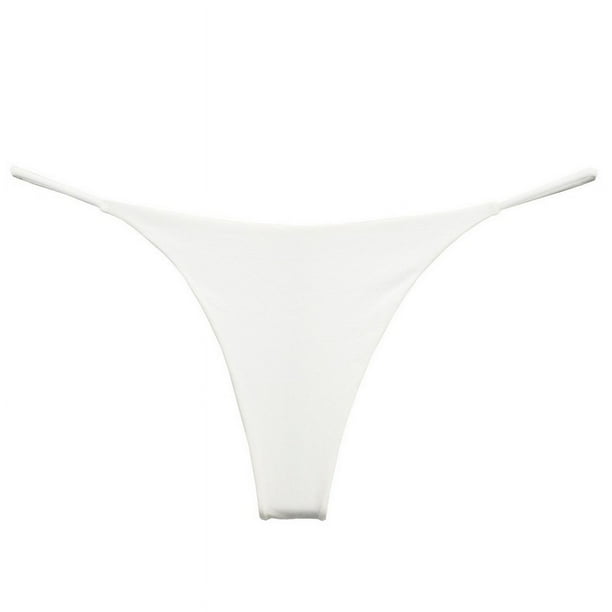 Tanga sexy de cintura baja con cinturón fino de doble capa, bikini de algodón de doble capa, pantalones de mujer, ropa interior deportiva y fitness
