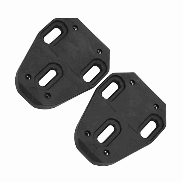 Calas Para Zapatillas De Ciclismo, 1 Par 7,5x5,4x0,9 Cm Zapatillas De Ciclismo De Liberación Rápida De Nailon Negro Convertidor Adaptador De Cubierta De Cala Con Tornillos Para