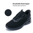 thumbnail image 4 of JOYFON Mens Running Shoes Slip on Tennis Athletic Sneakers Lightweight Walking Jogging Workout Gym Casual Shoes Black Size 8, 4 of 6
