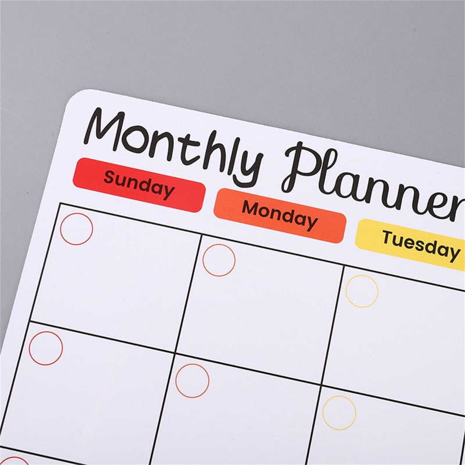 Magnetic Fridge Calendar Set,3 Pack Magnetic Whiteboard Stickers for Fridge, Study Planner Message Boards, Easy-Erase Markers Included, Perfect for Family Organization, Kids Teachers White