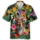 thumbnail image 4 of Camisa hawaiana con estampado de ardillas para hombre, camisas hawaianas con estampado de animales de dibujos animados en 3D, blusas casuales con solapa, blusas de manga corta para niños, 4 of 5